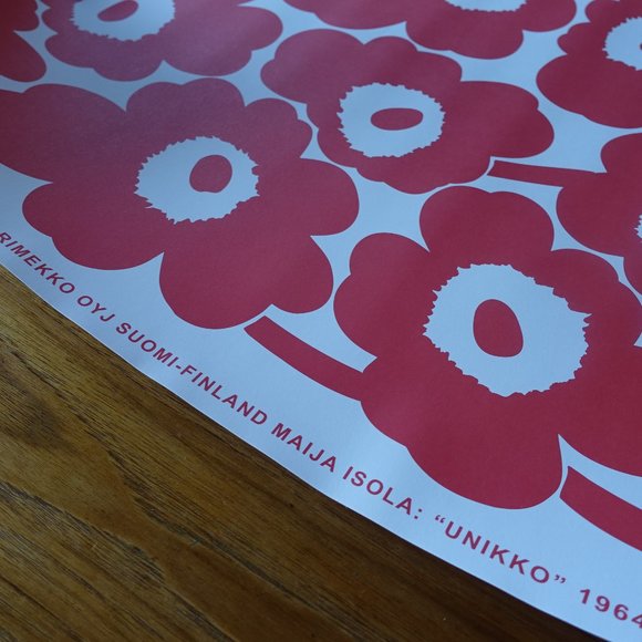 marimekko unikko poster flower 50 x 70 cm - Picture 6 of 11